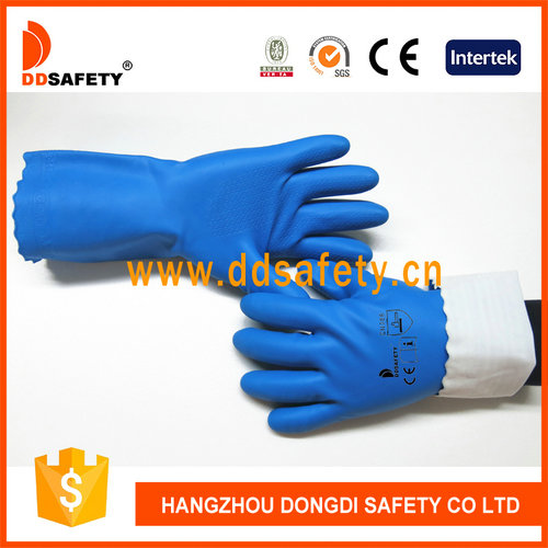 Blue PVC glove-DPV916